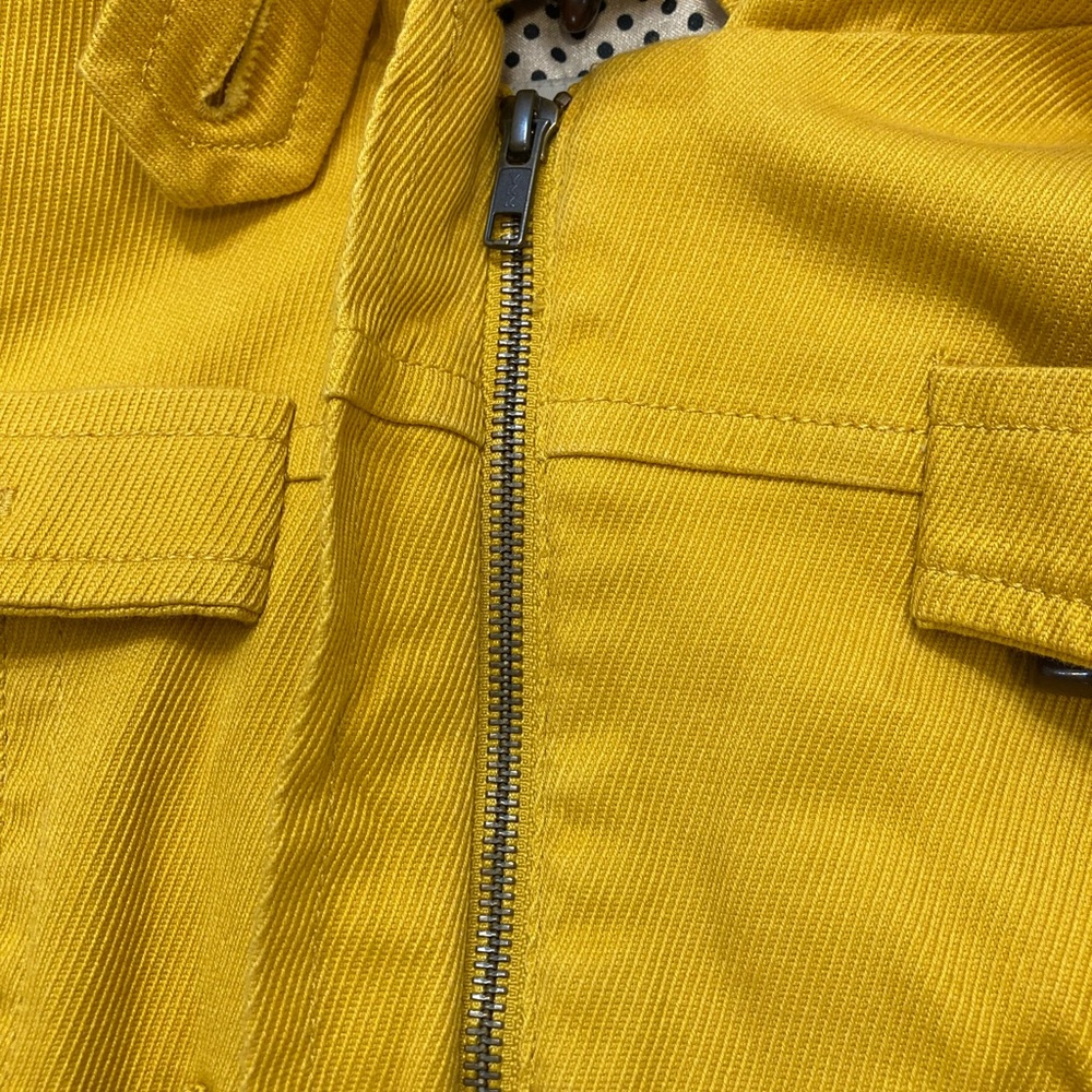 Banana Republic Yellow Hooded Toggle Jacket - Picture 8 of 13